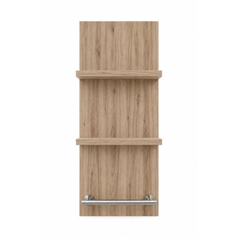 Perchero Estante Organizador De Pared Cocina Barra Moderno Roble