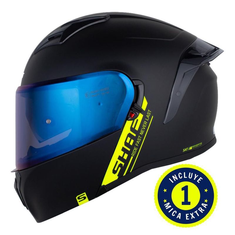 Casco shaft sh3820 sp ng am mt mica tran M Negro