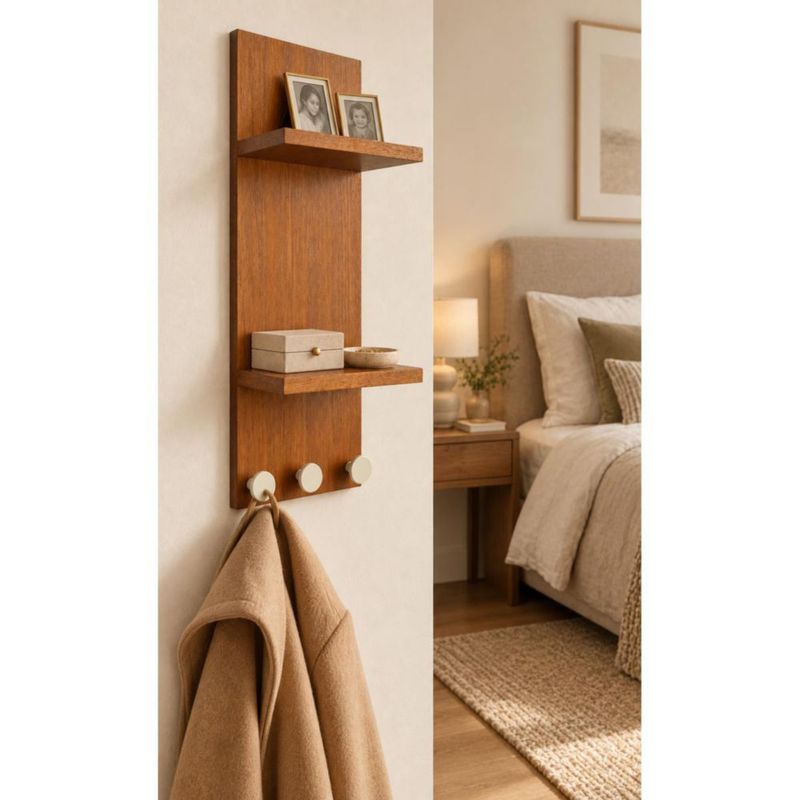 Perchero Organizador De Pared Tzalam Para Recibidor O Cocina