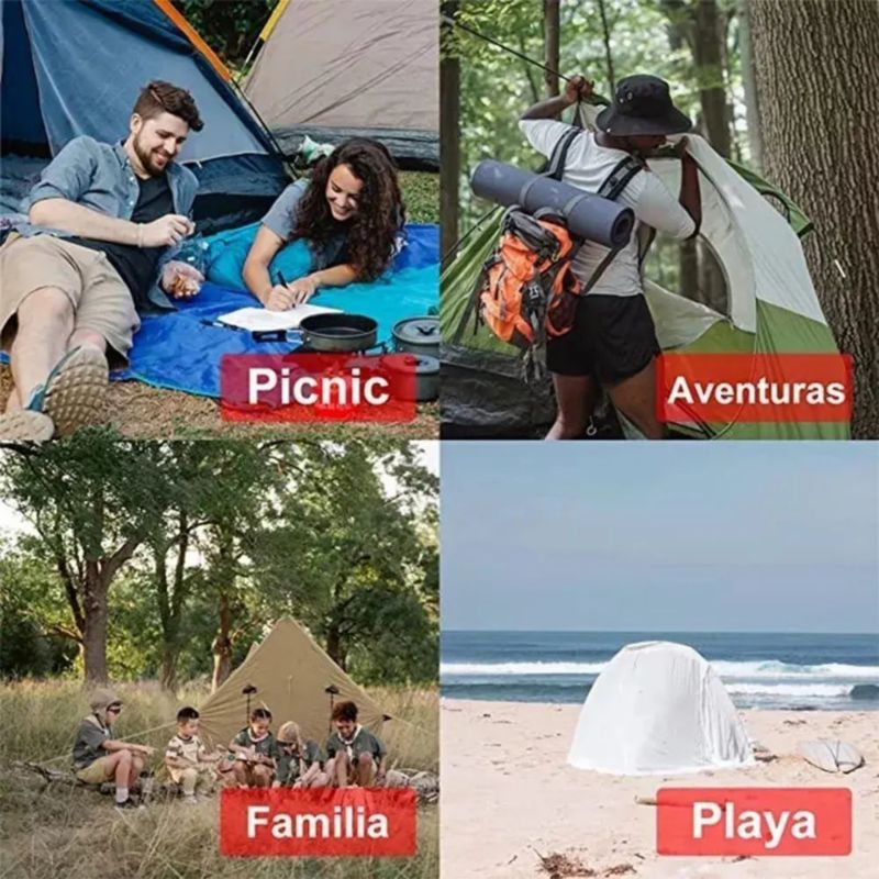 Tienda Casa Campaña Para 3 Personas azul