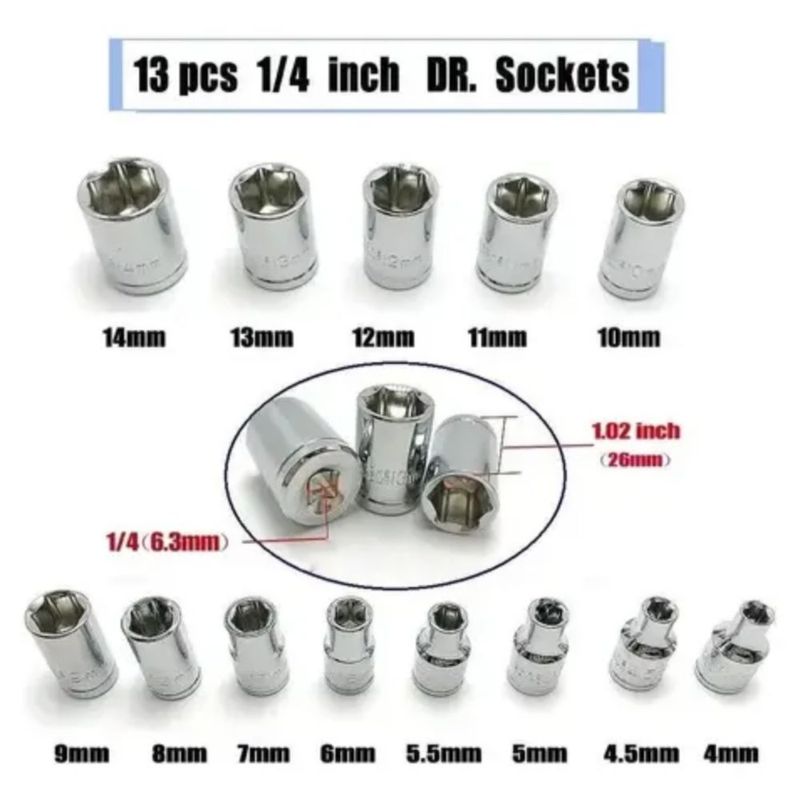 Kit De Llaves Para Reparaciones Mecánicas 46 Piezas Negro