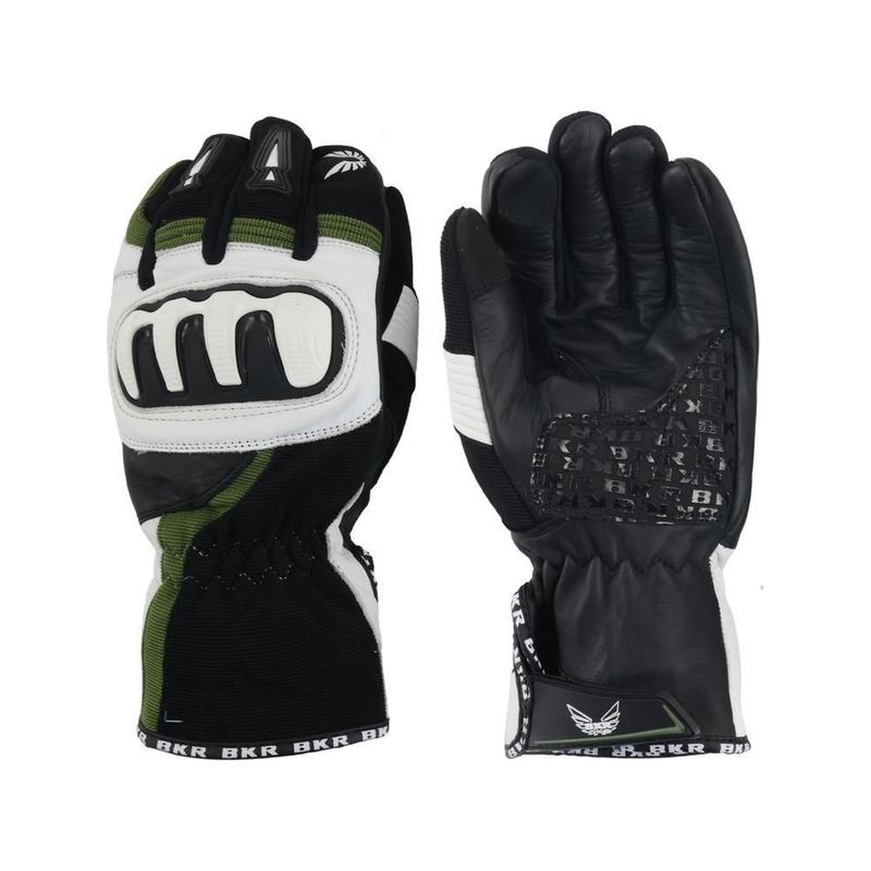 Guante bkr alpha negro/verde M Verde