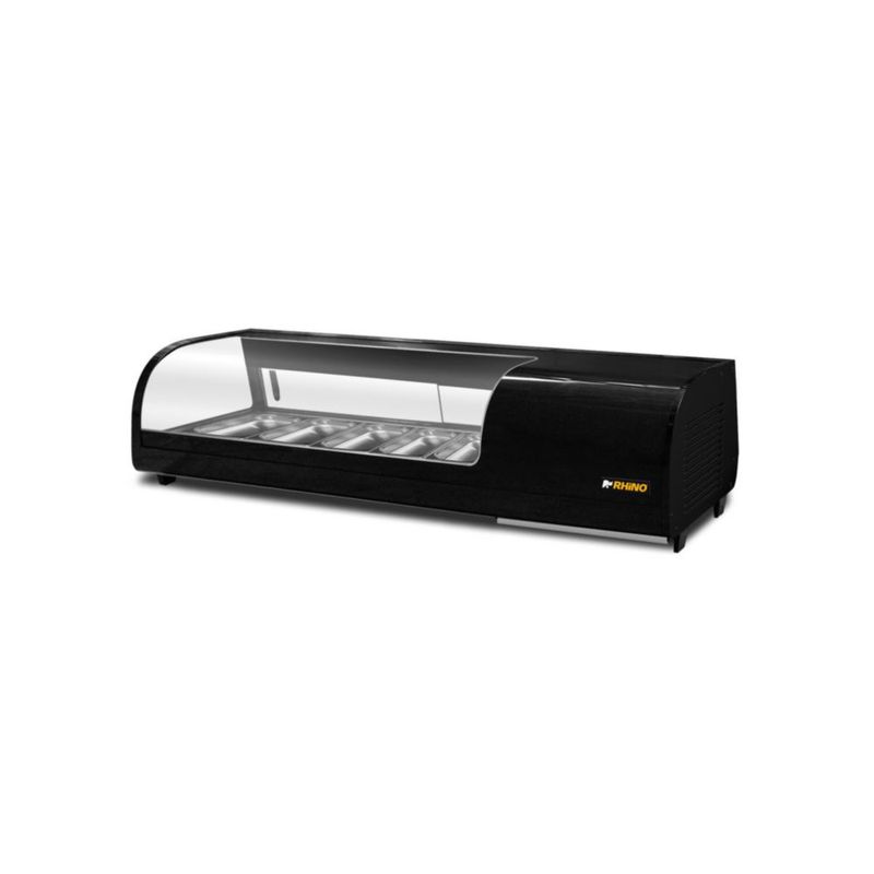 Vitrina Refrigerada de Sobre Mesa para Alimentos Frescos y Preparados 55 L VIRESU-50 Rhino