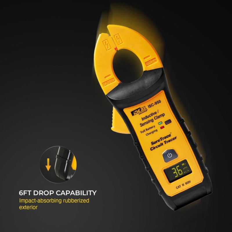 Pinza amperimétrica Ideal Industries ISC-950 600A CA