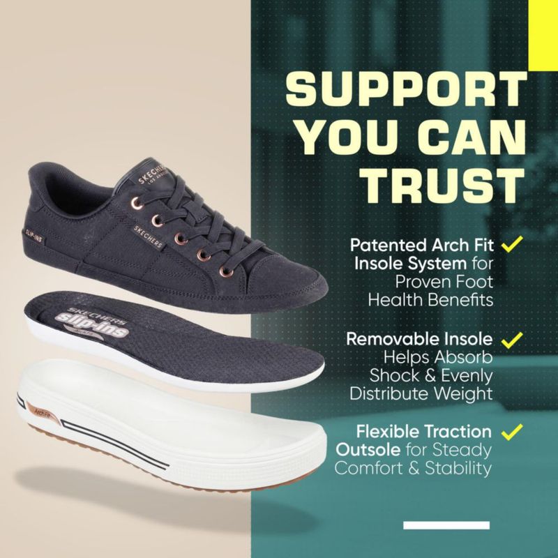 Zapatillas Skechers Street para mujer talla 9 ancha EE. UU. color negro