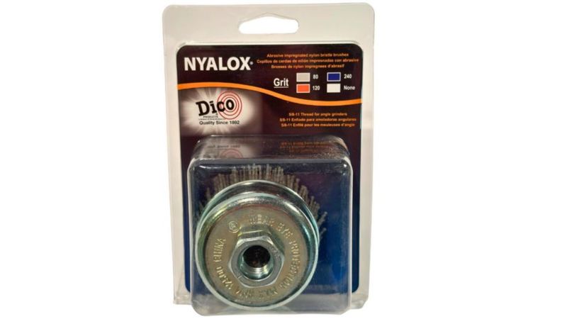 Abrasivo de nailon gris Power Brush Dico 541-723-358