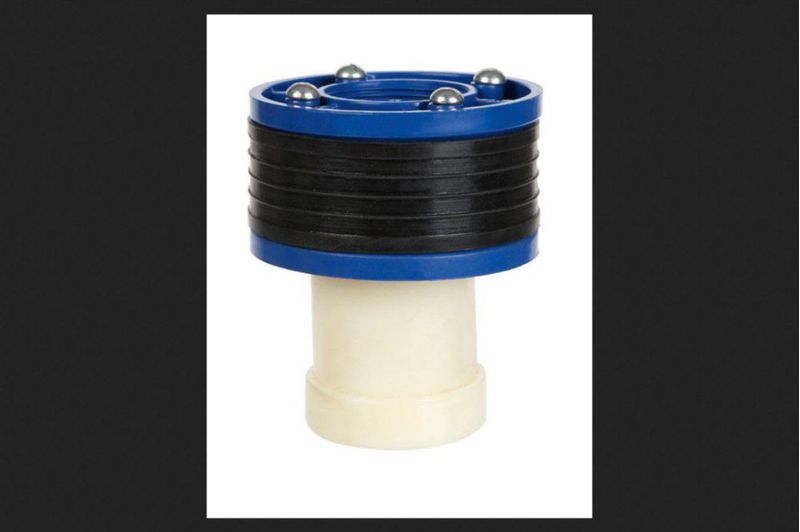 Adaptador de tubo vertical Campbell BF4 PVC de 4 pulgadas con rosca