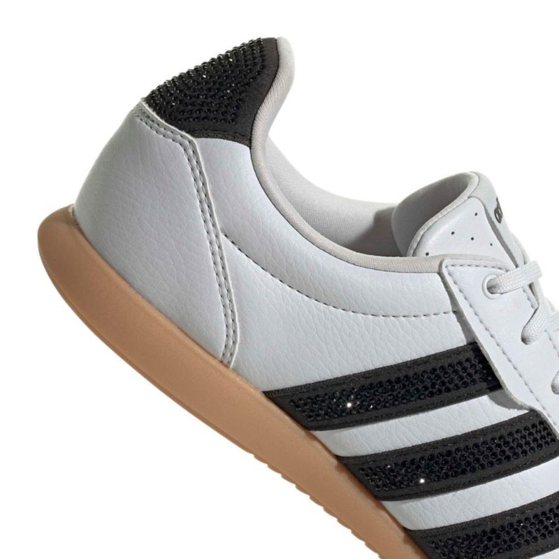 Zapatillas adidas Barreda Low mujer 6.5 Blanco/Negro/Plateado metálico