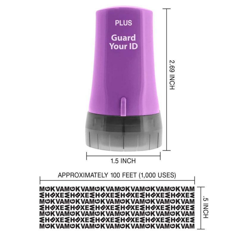 Pack combo de sello de goma PLUS Guard Your ID
