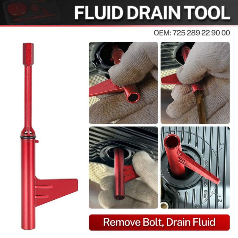 Kit de Herramientas de Relleno de Transmisión BILITOOLS 7 Piezas de Aluminio