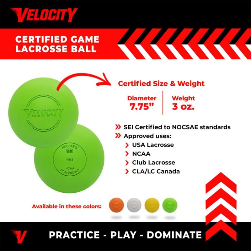Pelotas de juego Velocity pack de 60 verde lima certificadas