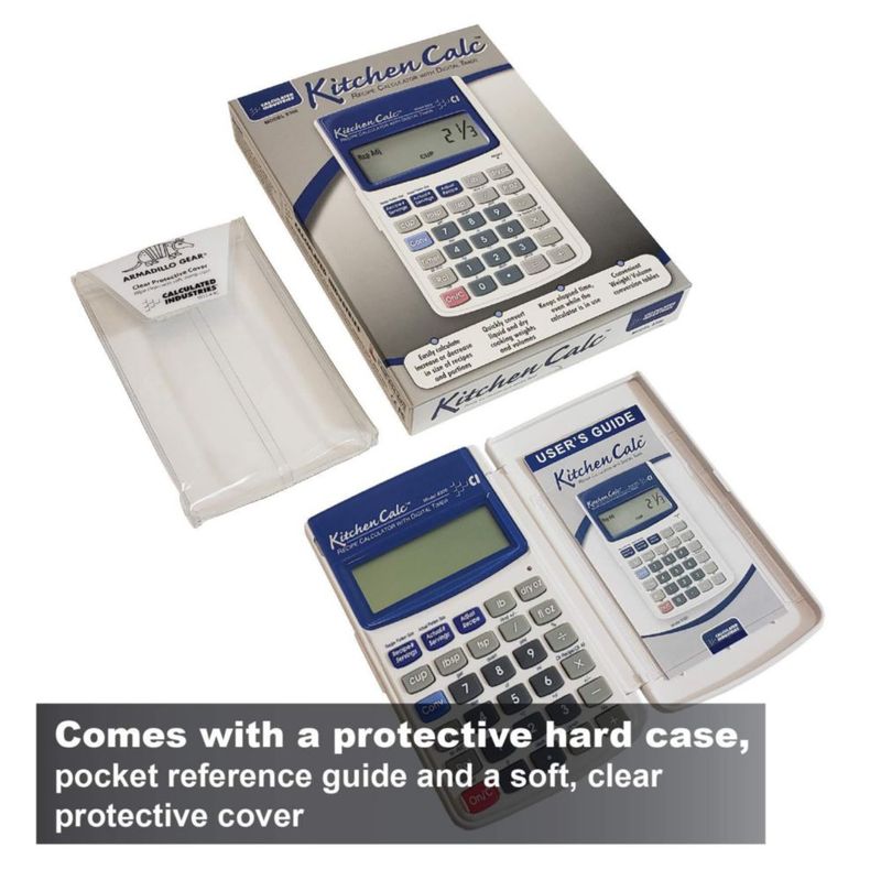 Calculadora Calculated Industries 8300 KitchenCalc con Temporizador