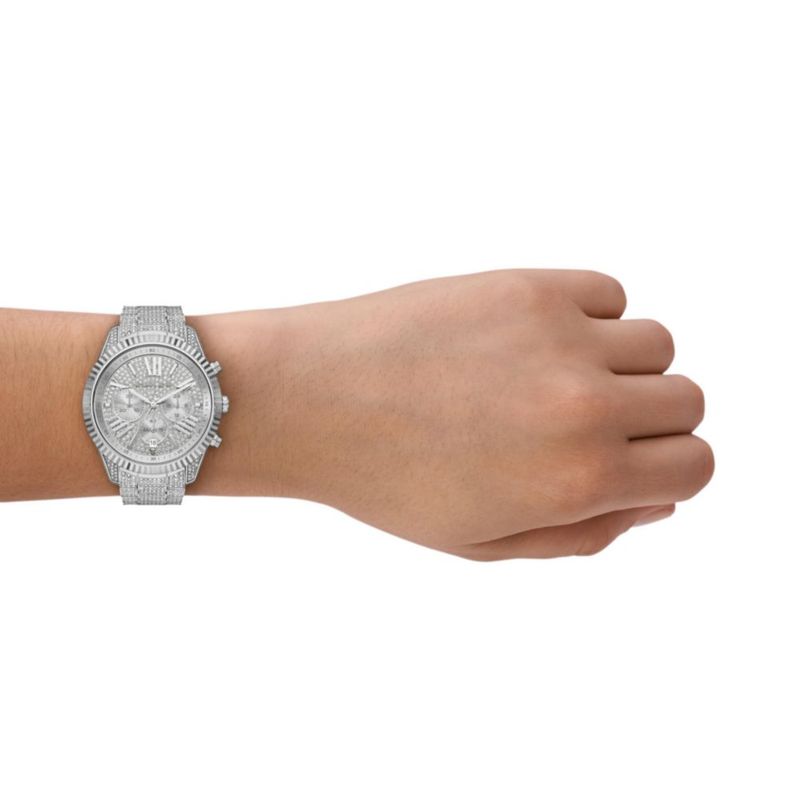 Reloj de mujer Michael Kors Lexington Cronógrafo de acero inoxidable (Modelo: MK4972)