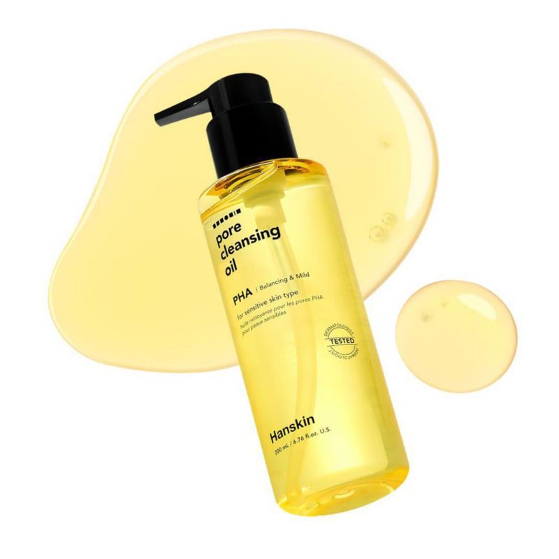 Aceite Limpiador de Poros Hanskin 200 ml PHA Desmaquillante Facial