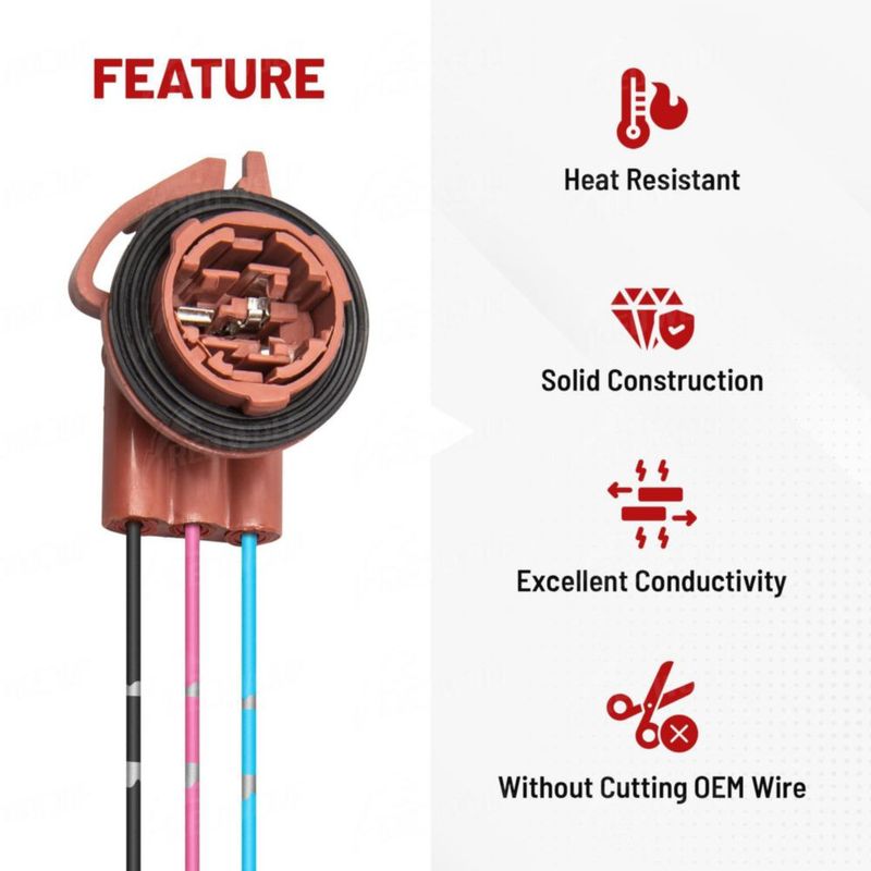 Adaptador de Conector de Arnés RED WOLF 3157/3156 (2 unidades)