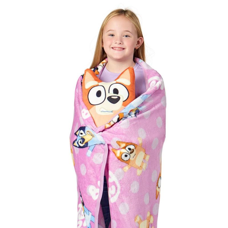 Set Manta y Peluche Northwest Bluey 40x50 cm Peluche 28 cm