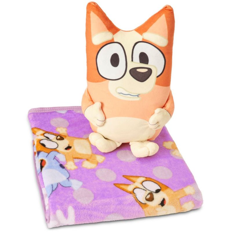Set Manta y Peluche Northwest Bluey 40x50 cm Peluche 28 cm