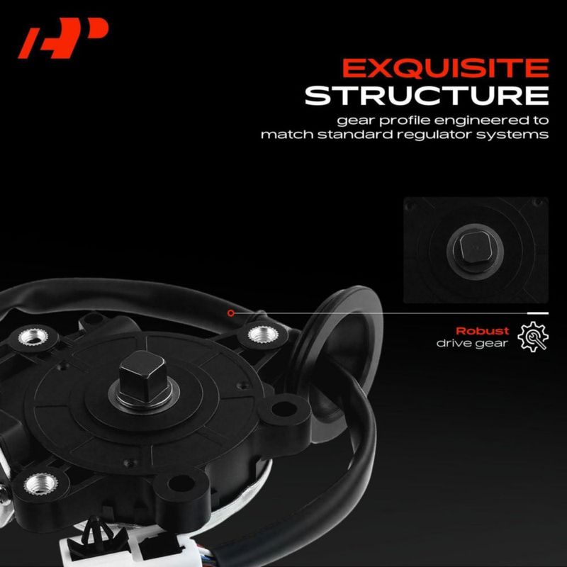 Motor de ventana eléctrica A-Premium de 6 pines con función anti‑clip
