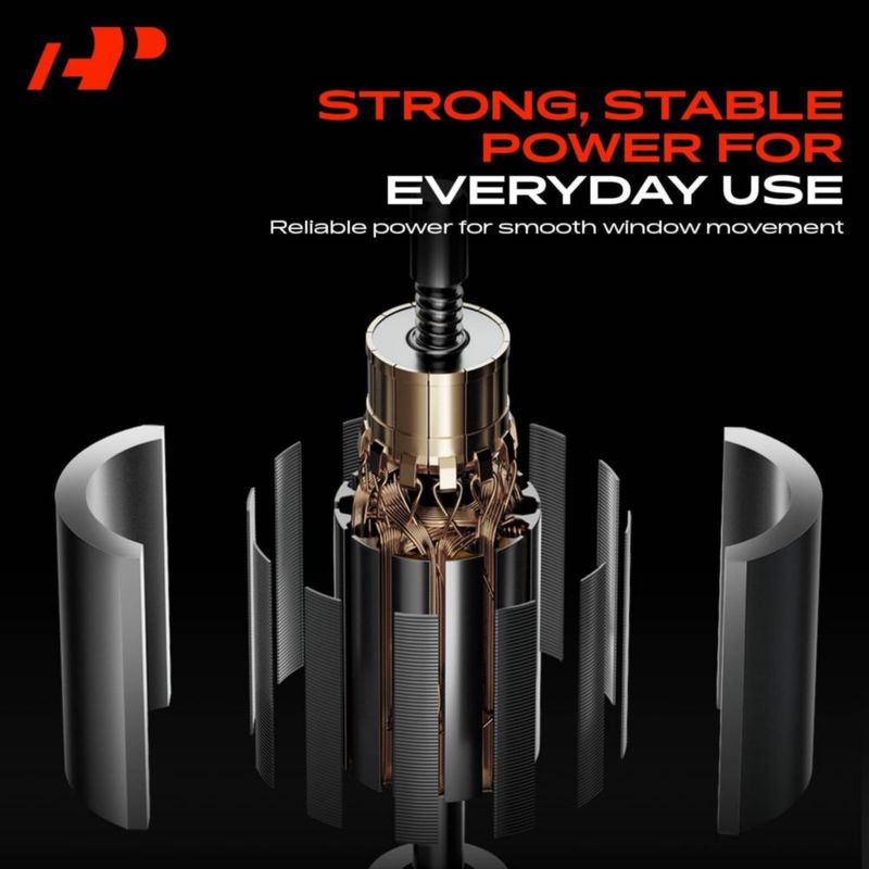 Motor de ventana eléctrica A-Premium de 6 pines con función anti‑clip