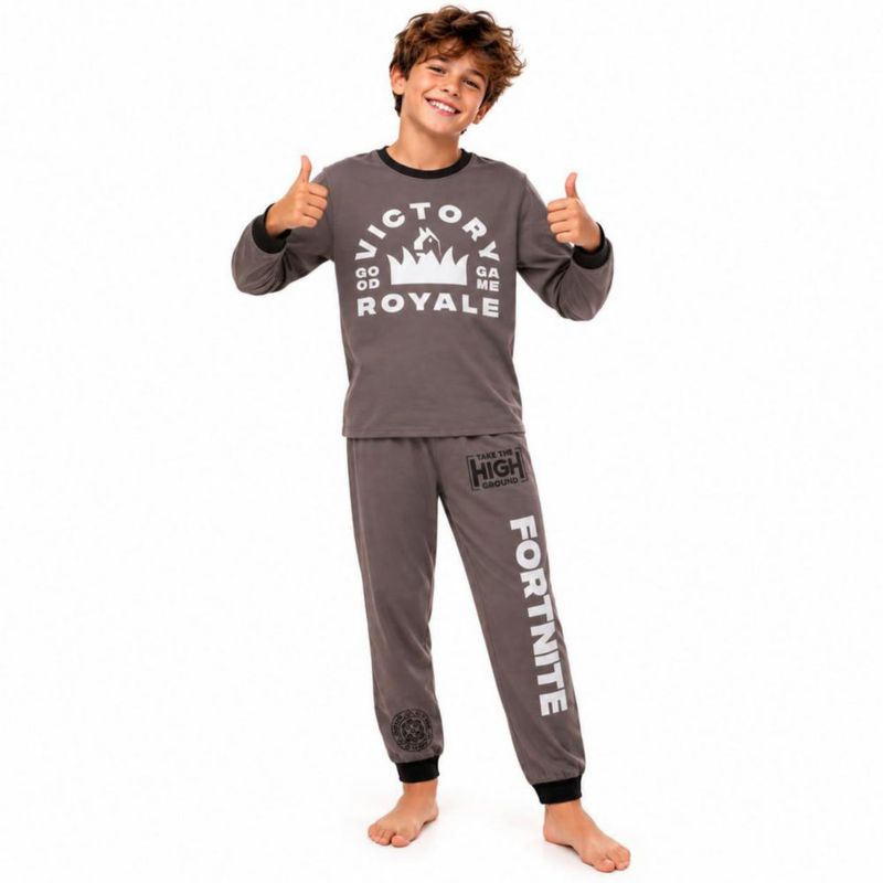 Pijama Get Trend Fortnite 11-12 años Marrón