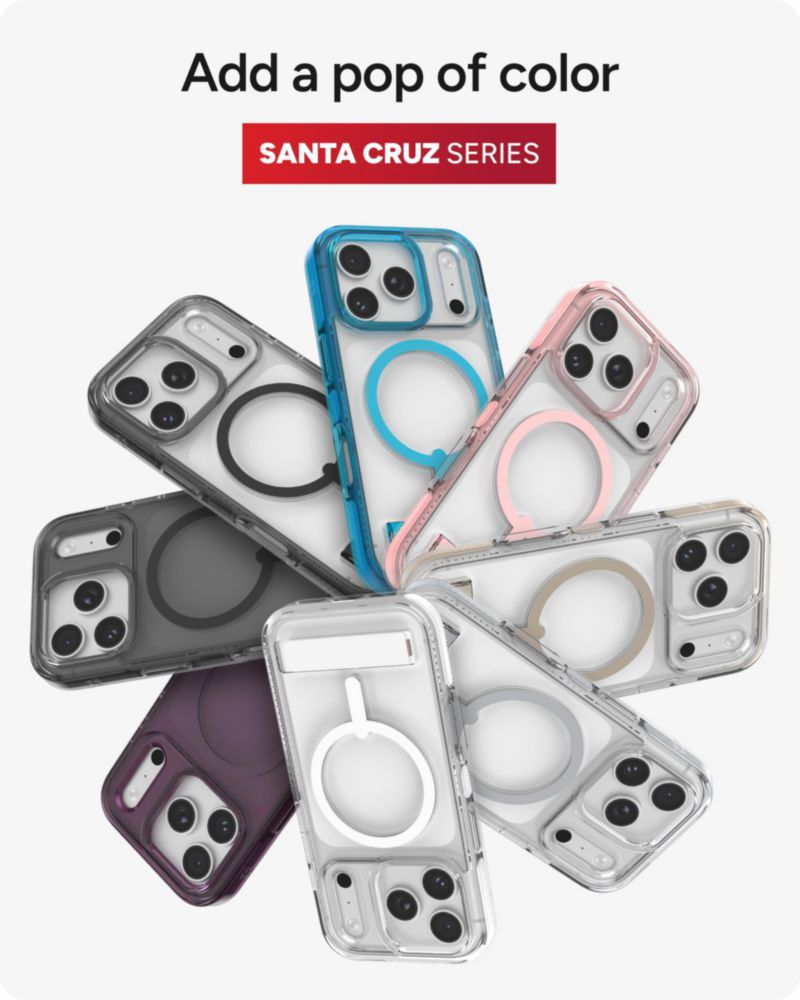 Funda ZAGG para iPhone 17 Pro Pink Sorbet con soporte