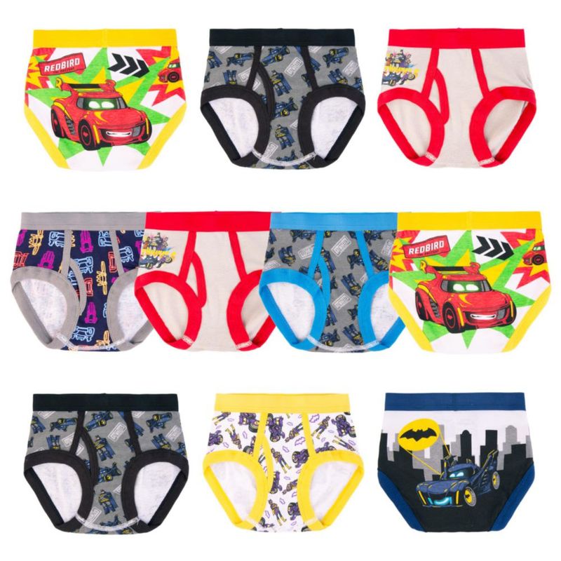 Calzoncillos DC Comics Batwheels de algodón 2/3T y 4T