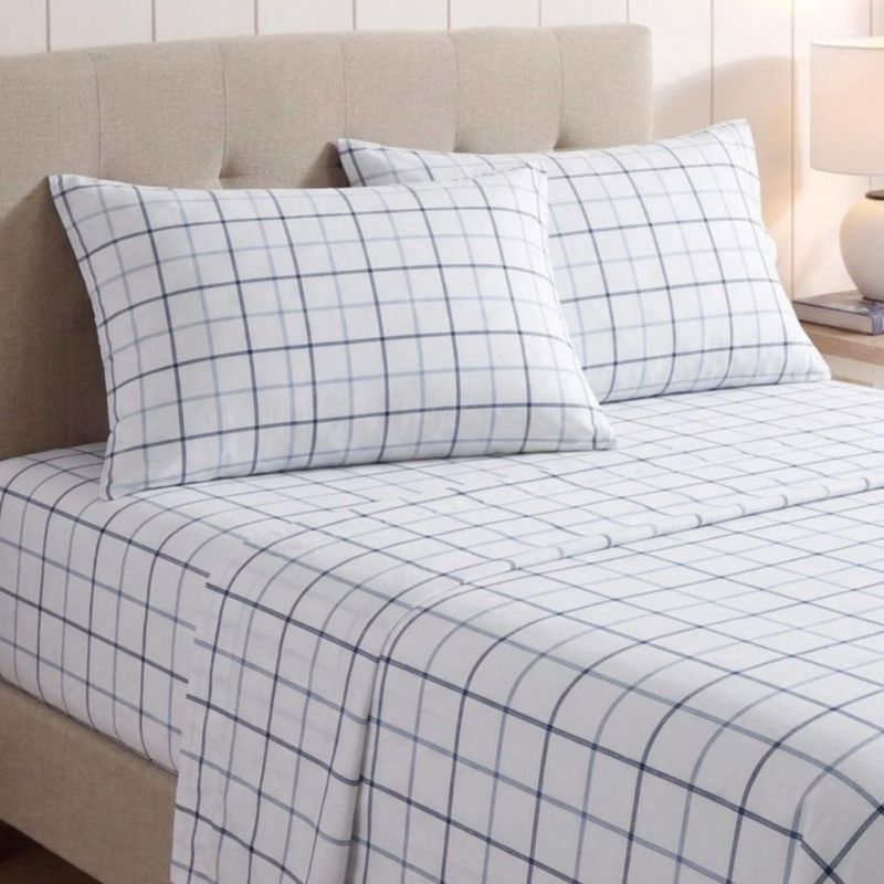 Juego de sábanas Nautica Twin/Twin XL de poliéster color azul Clarkson