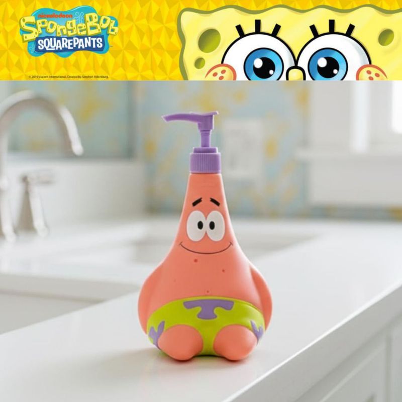 Dispensador de bomba Franco 400 ml Bob Esponja – Patrick Star