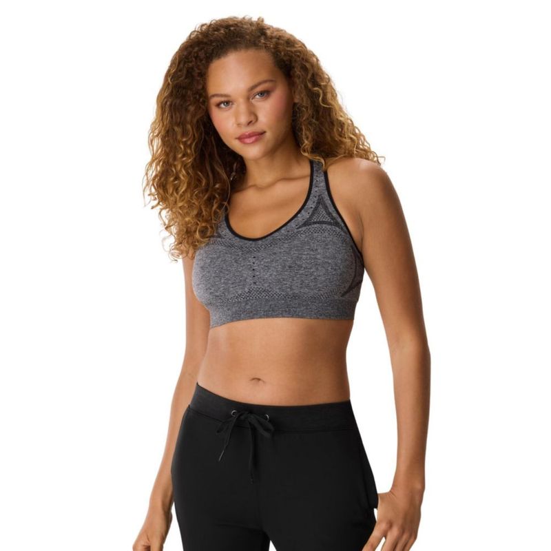Sujetador Deportivo Hanes con Espalda en V - Pack de 3 - Talla Pequeña