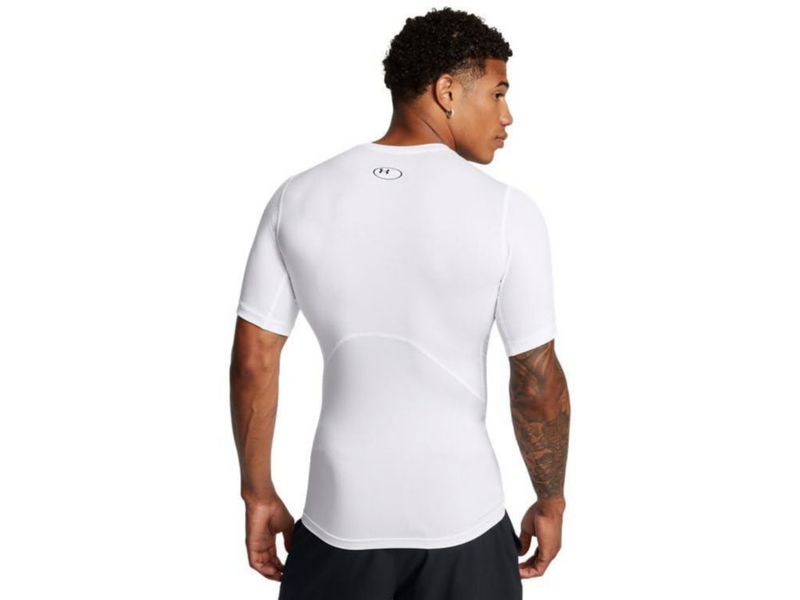 Camiseta Under Armour HeatGear Armour Compresión para Hombre - Blanco - Mediana
