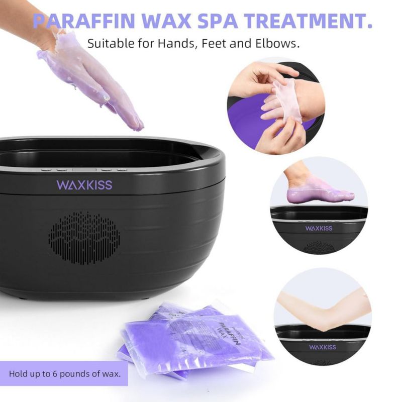 Máquina de cera de parafina Waxkiss 3 L para manos y pies kit de baño