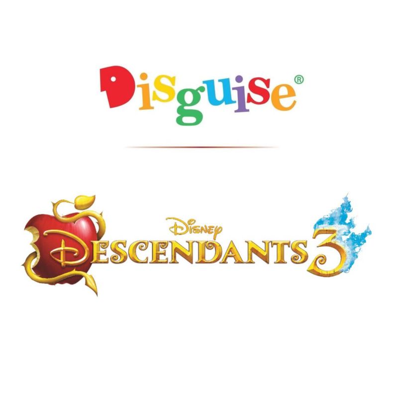 Peluca Disguise Descendants 3 Uma en verde azulado y negro