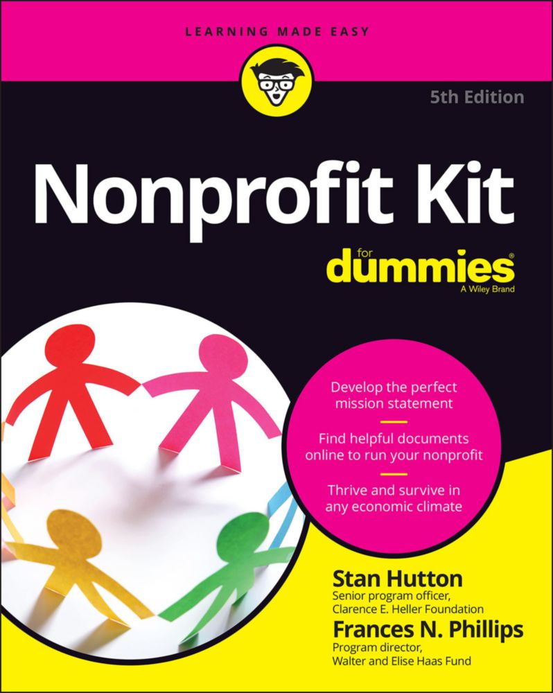 Libro Wiley Kit de Organizaciones Sin Fines de Lucro para Dummies 5ª Edición
