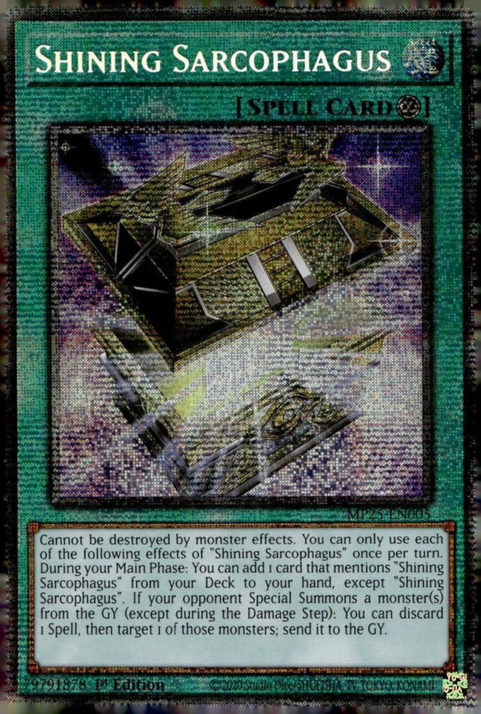 Yu-Gi-Oh! Sarcófago Brillante MP25-EN005 Raro Starlight