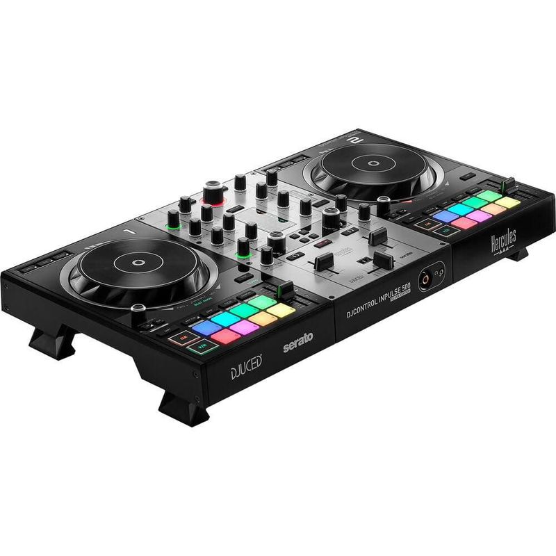 Controlador DJ Fender Inpulse 500 Edición Limitada Plateada + Auriculares HDP DJ45