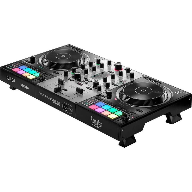 Controlador DJ Fender Inpulse 500 Edición Limitada Plateada + Auriculares HDP DJ45