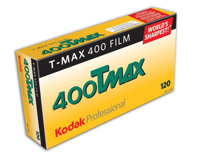 Película KODAK 400 Tmax 120 (ISO 400) 5 rollos