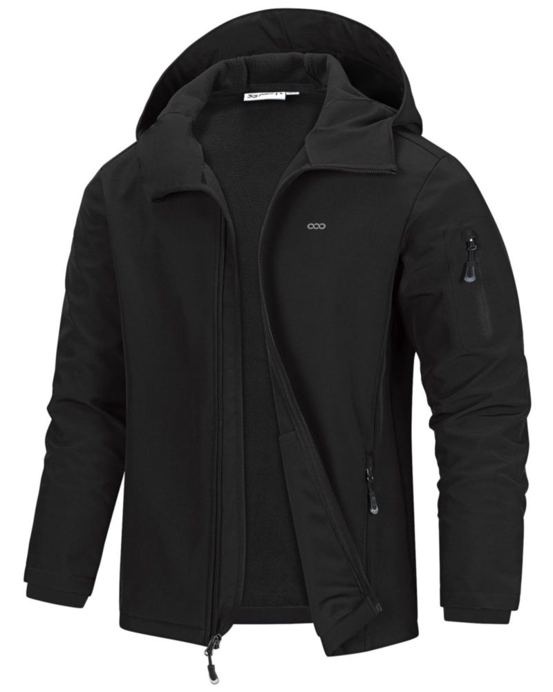 Chaqueta ligera impermeable forrada de forro polar 33000ft