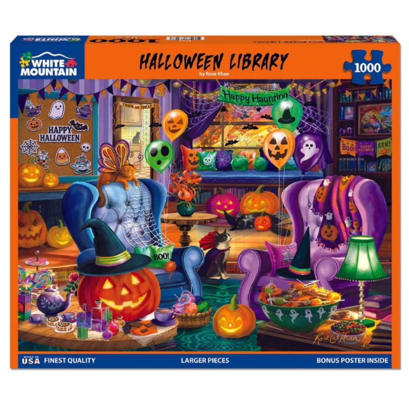 Rompecabezas White Mountain 1000 piezas 61 × 76 cm Halloween