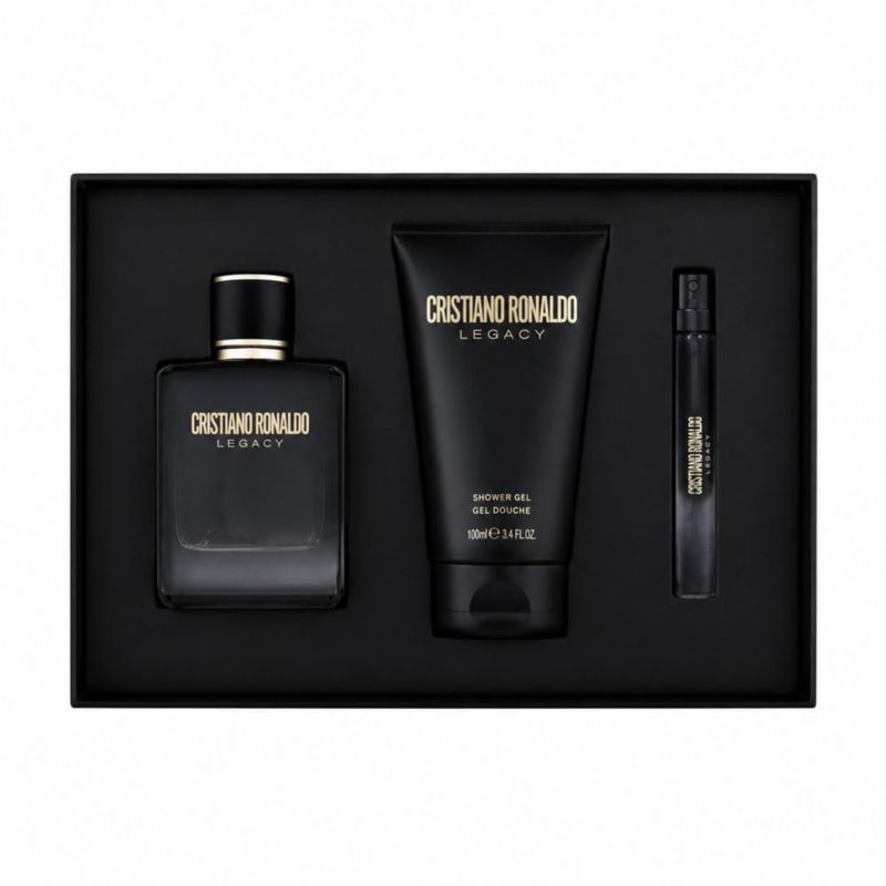 Set de Fragancia CRISTIANO RONALDO Legacy 3 Piezas - Regalo