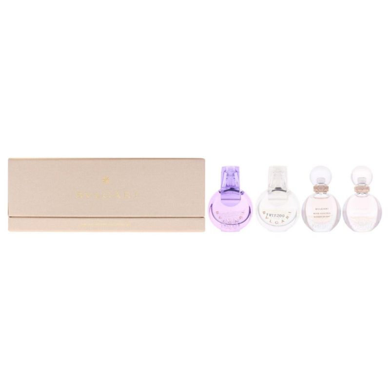 Set de Fragancias BVLGARI 4×17 ml Rose Goldea y Omnia