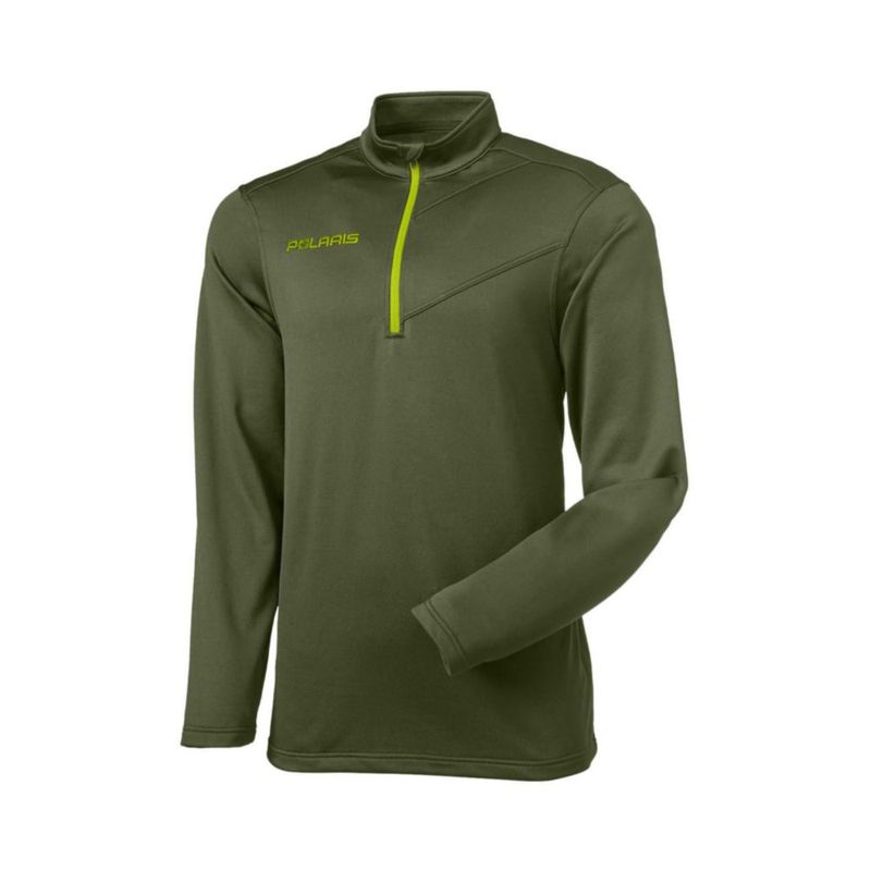 Abrigo Polaris 3XL Verde Tech Pulóver de Media Cremallera