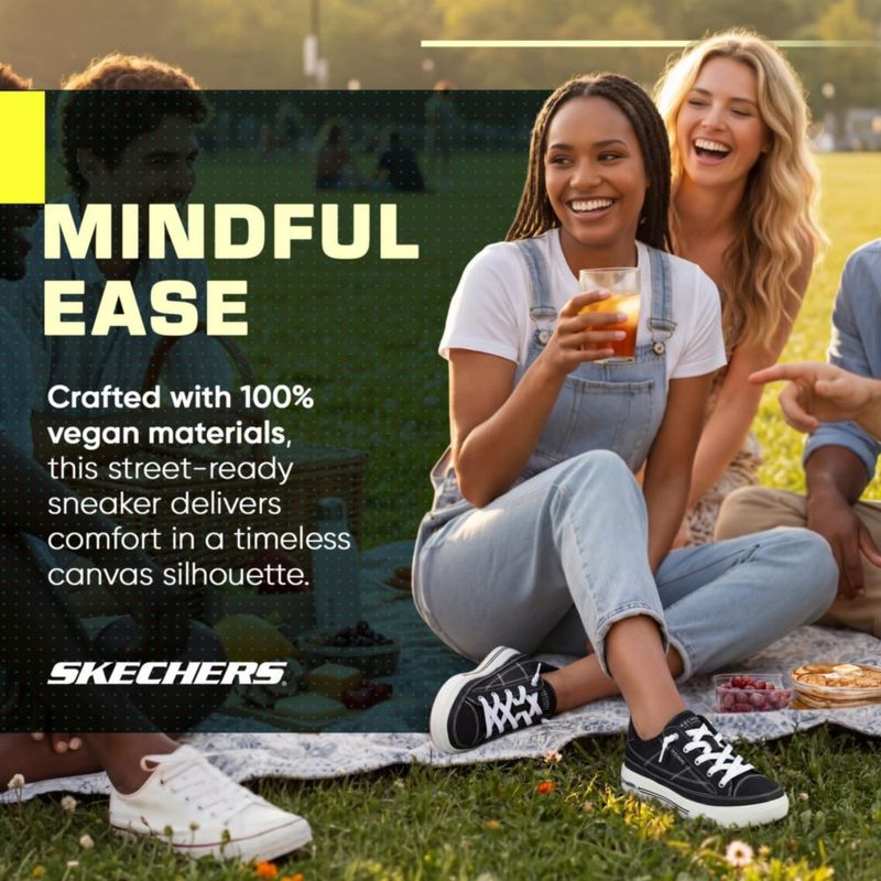Zapatos Skechers Street Arcata Negro Mujer 10 W US