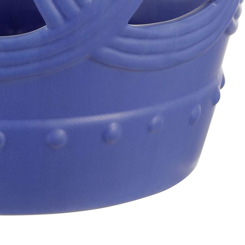 Taburete de Jardín JONATHAN Y 41 cm Azul Mate Cerámico