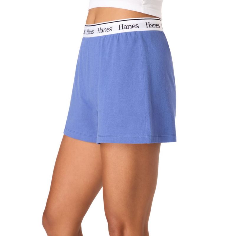 Pantalones Cortos de Pijama Hanes Pack de 2 Conjunto Cómodo para Mujer