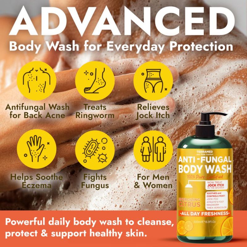 Gel de Ducha Terramed 500 ml Aceite de Árbol de Té y Limón