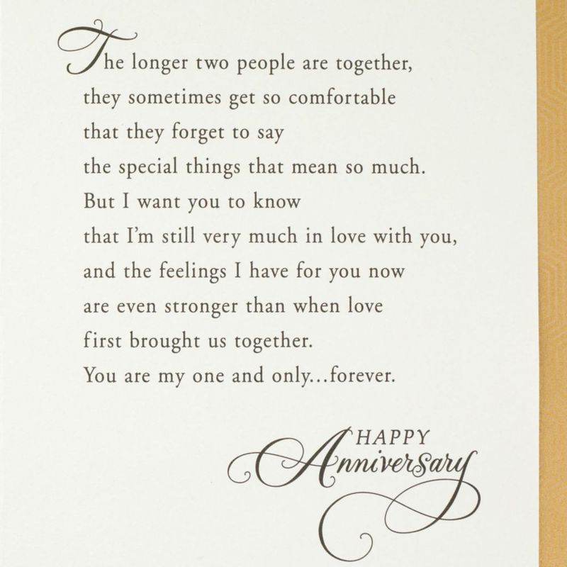 Tarjeta de aniversario Hallmark 15 cm x 21 cm