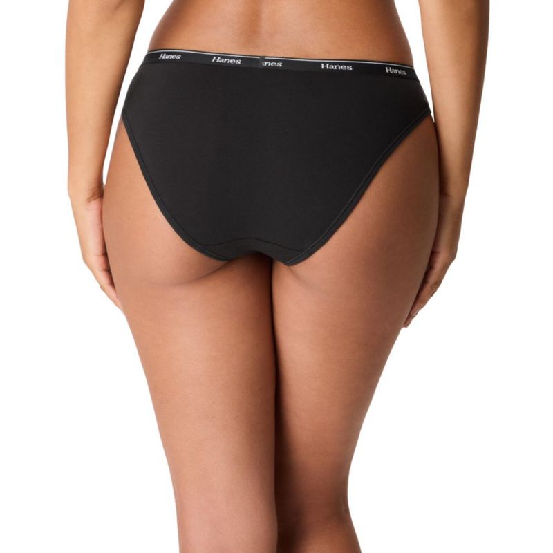 Bragas Hanes de Algodón-Elastán Tipo Bikini - Pack de 7 - Bajas