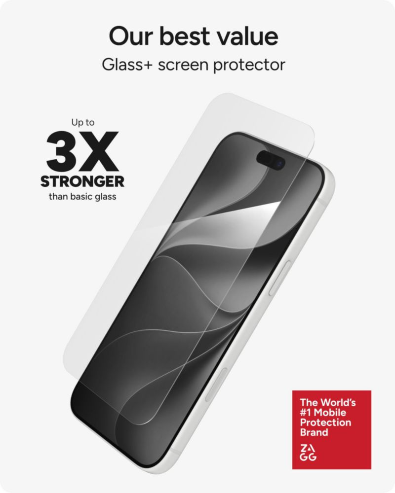 Protector de pantalla ZAGG iPhone 18 Pro Max Glass+