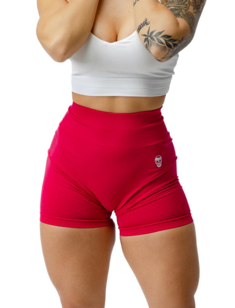 Gymreapers Infinity Shorts de Cintura Alta Miami Pink